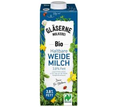 Gläserne Molkerei GmbH Gläserne Molkerei Bio H-Milch 3,8% 